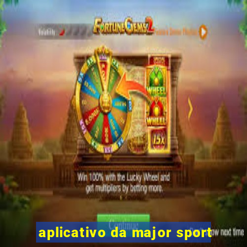 aplicativo da major sport