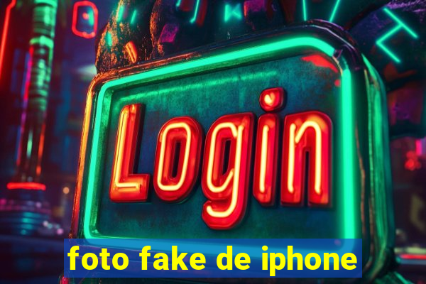 foto fake de iphone