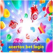 acertos bet login